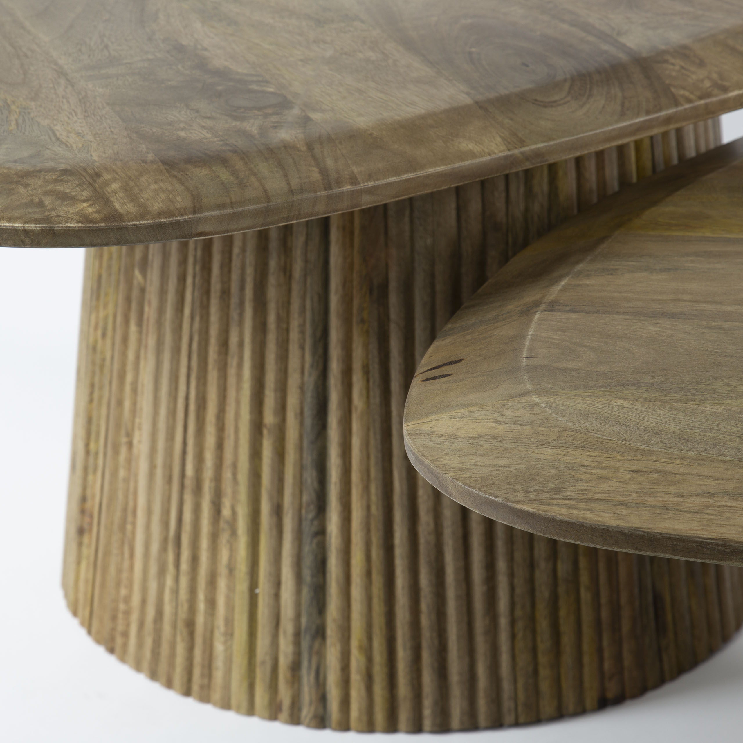 Salontafel set/2 Wave driehoekig blad